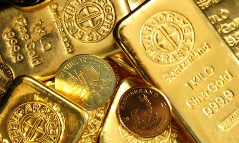 Gold Drops to 1-Month Low
